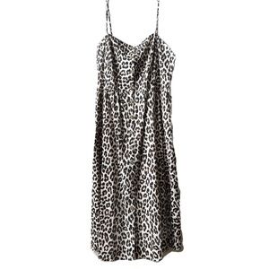 Lg H&M Leopard Midi Dress. Brand new!